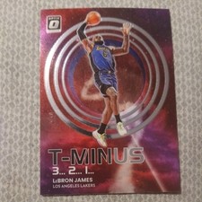 LeBron James 2022-23 Donruss Optic T-Minus 3...2...1... Blue /85