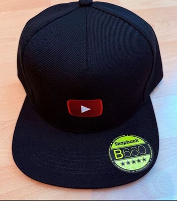 NEU: YouTube B660 SnapBack cap / Beechfield / merchandise / Baseball Cap / Hut