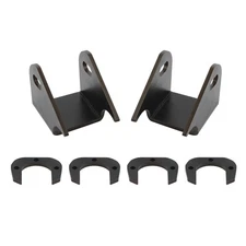 Pair Front Lower Suspension Control Arm Axle Mounts for Jeep Wrangler TJ Steel