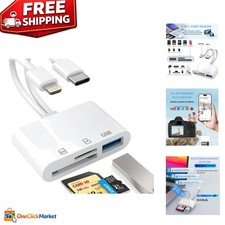 Multi-Platform USB C SD Card Reader for iOS/Android - Fast Plug  Play Access