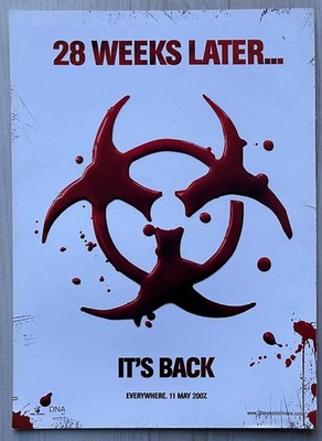 28 WEEKS LATER - 2007 full page UK magazine ad JEREMY RENNER ROSE BYRNE