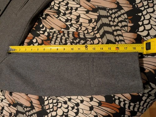 Men's Small Charcoal Gray Michael Kors Peacoat in Great Condition image 4