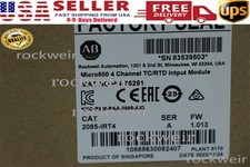 New 2085-IRT4 SER/A Allen-Bradley Micro850 4CH TC/RTD Input Module Analog Sealed