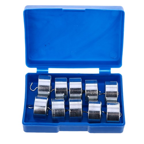  1 zestaw 10 sztuk profesjonalnych haczyków metalowych, mechanika obciążeń, - Zdjęcie 3 z 16