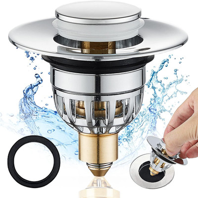Pop Up Waschbecken Stecker, Edelstahl Badezimmer Waschbecken Stecker für Waschbe