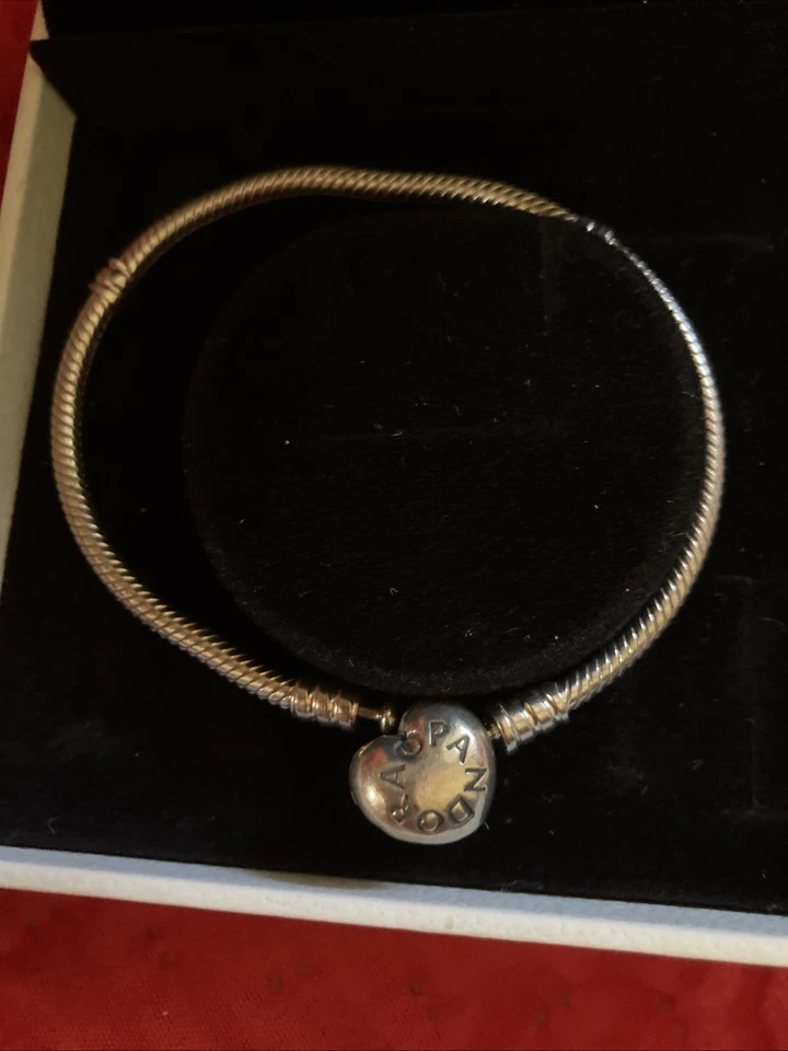 Pandora 590719 Bracciale a Catena Forma di Cuore - Argento - Immagine 2 di 4