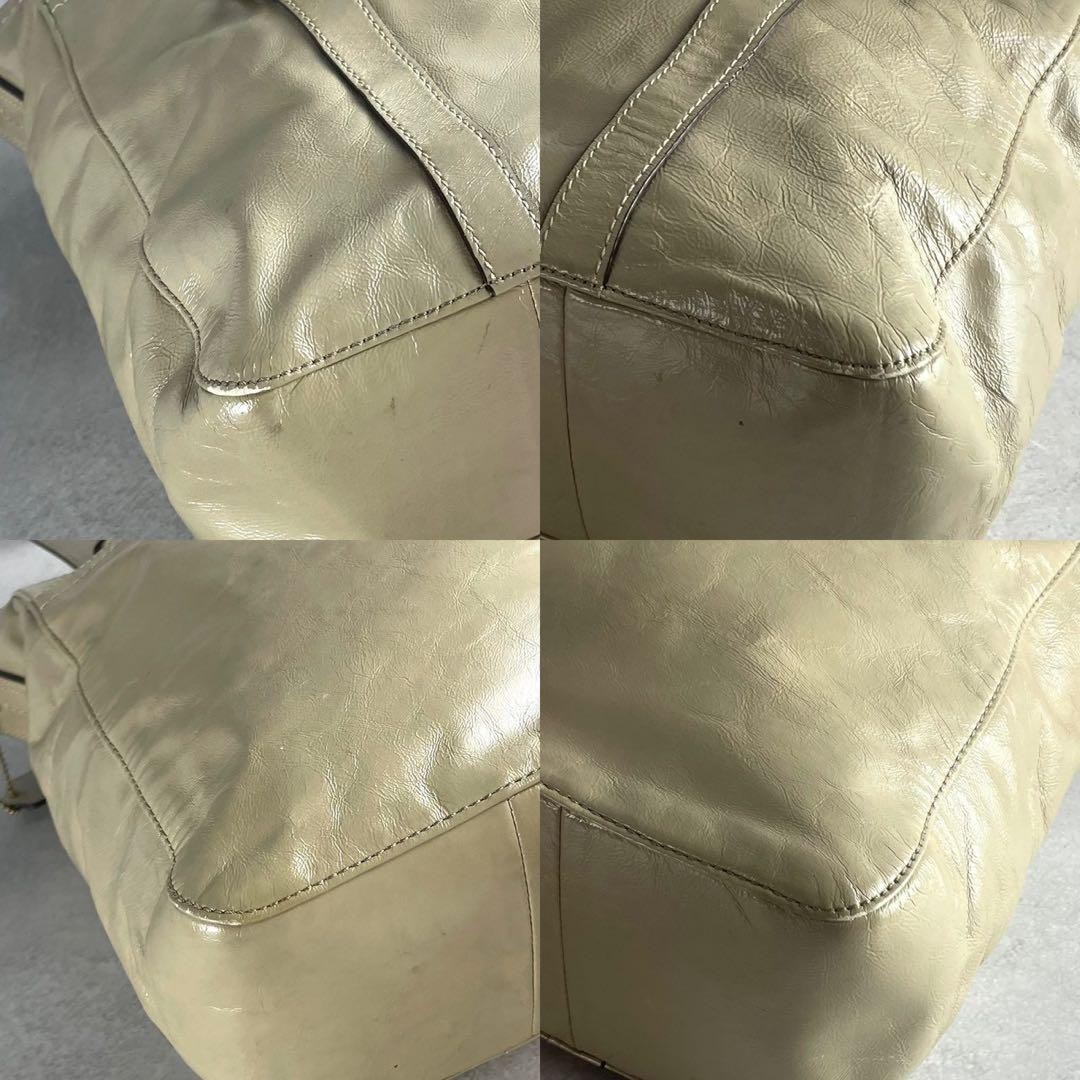 COACH 2-Way Tote Shoulder Bag Leather Turn Lock Japan A-251215-1 thumbnail 16