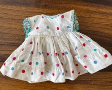 Vintage 1950s Cosmopolitan Ginger Tagged Dotted Dress