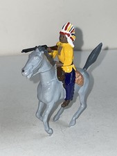 Britains Lead Toy Soldier Picture Pack 32B Indian on Horse With Rifle 2