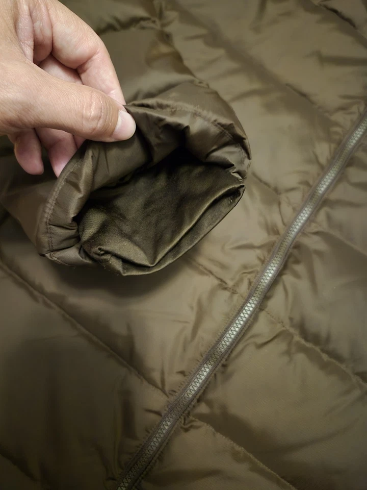 Abrigo acolchado Lands End talla grande marrón para hombre Foto 4 de 4