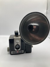 Vintage Kodak Brownie Hawkeye Camera Flash Model w Attached Flash, Untested