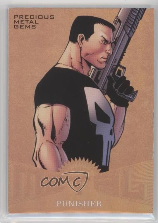 2017 Fleer Ultra Marvel Spider-Man Metal PMG Bronze 162/199 Punisher #MM29 4uw