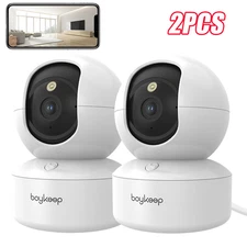 Wireless 5G WiFi Security Camera 2K Smart Indoor Night Vision Wired Cam 2PCS