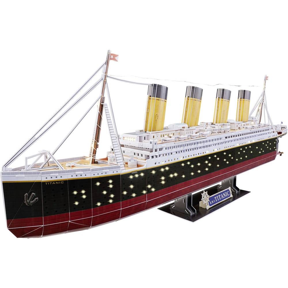 Puzzle 3D RMS Titanic LED maquette bateau lumineuse Revell 00154 RV jeu adulte