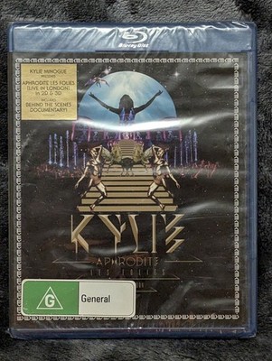 Kylie Minogue Aphrodite Les Folies [Live in London] 3D  2 Blu-ray Disc Set New