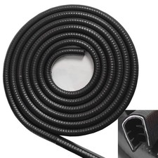 SYOAUTO Large Edge Trim Fits Edge 1/4 inch, 10 Feet 3 Meter Black Rubber Edge