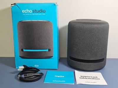 Amazon Echo Studio Smart Speaker Hi-Res Dolby Atmos 3D Alexa - New