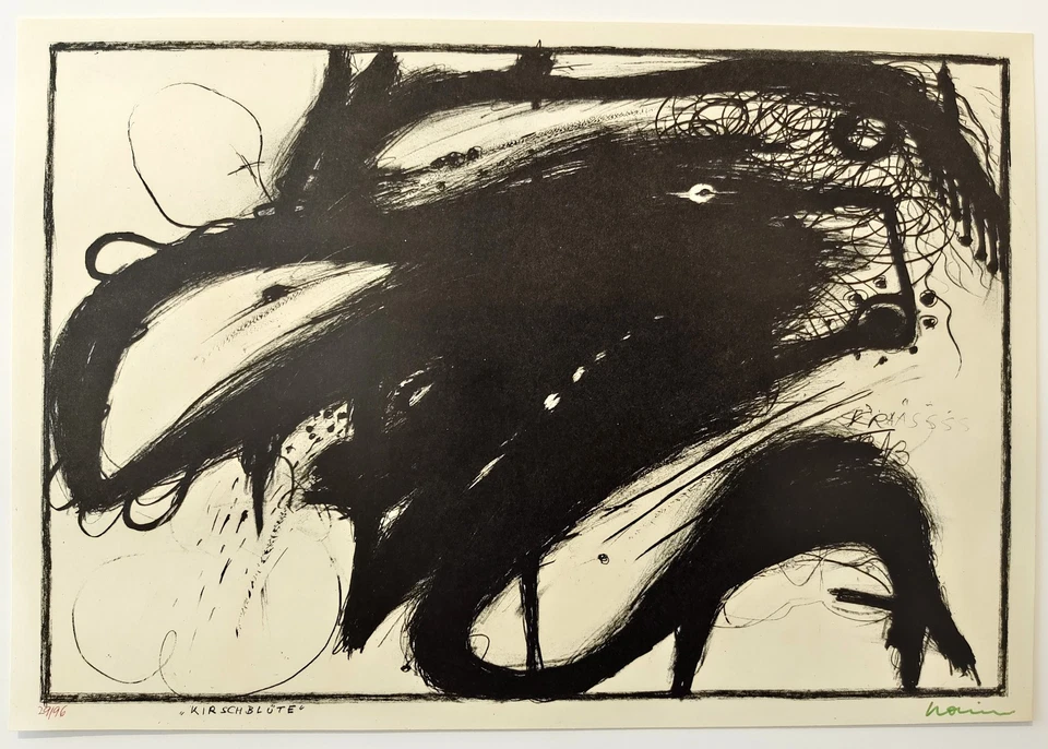 Arnulf Rainer "Kirschblüte (Wahnhall XX) (1967)" - Bild 1 von 2