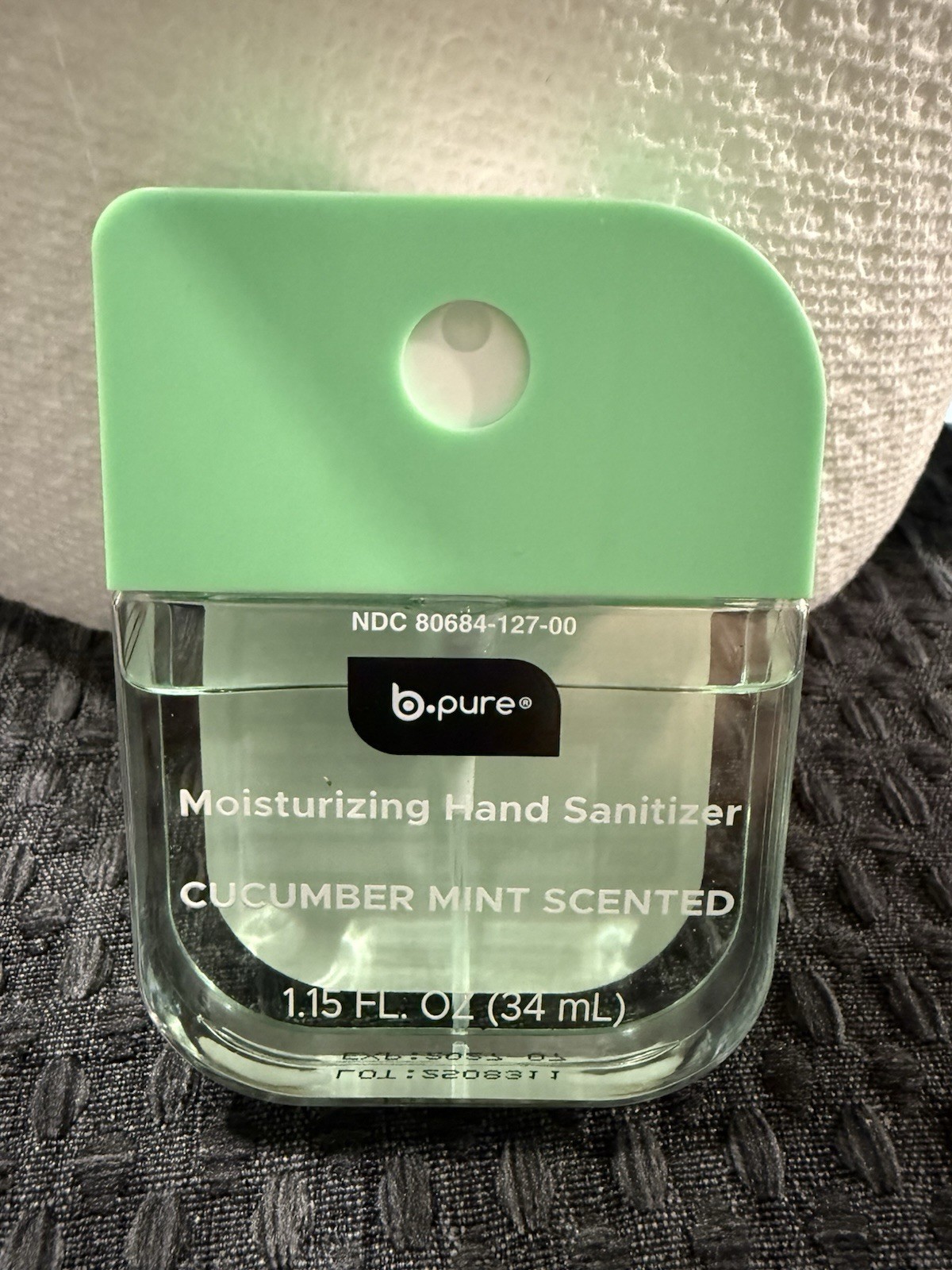 B Pure Moisturizer Hand Sanitizer 1.15 FL. Oz. With free case 2