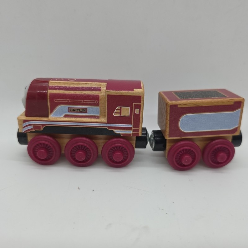 Thomas Wooden Railway Caitlin Engine & Tender FHM47 3427DS 3417DS