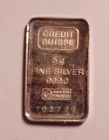 Credit Suisse 5 grams .999 fine silver bar