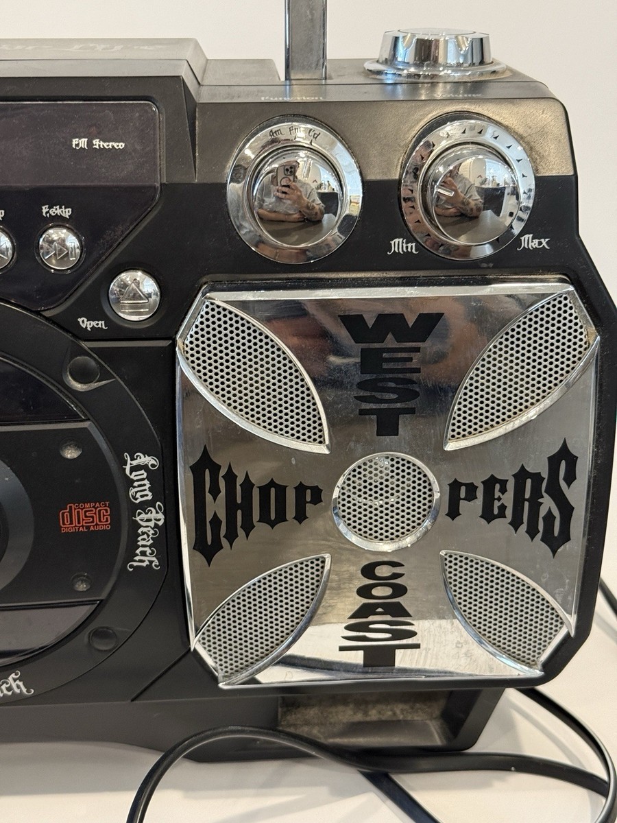 Vtg West Coast Choppers 4 Life Stereo Jammer Boom Box WCC6000 CD