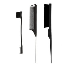 3Pcs/Lot Double Sided Edge Control Hair Comb Hair Styling Hair Brush Accessories