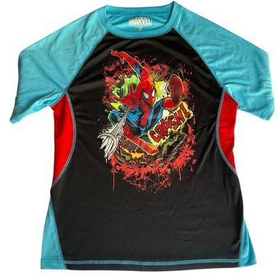 Marvel Kids Swimming Top for Big Boys size XL, Blue, Spider Man