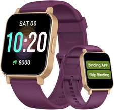 Smart Watch Senior Friendly No App/Phone Required,Pedometer Waterproof Fitness T