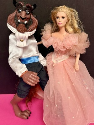 Cinderella Barbie Lily James Mattel Fashion Nude OOAK-Schöne und das Biest