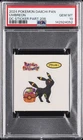 2024 POKEMON DAIICHI PAN DECO CHARACTER STICKERS PART 206 UMBREON PSA 10