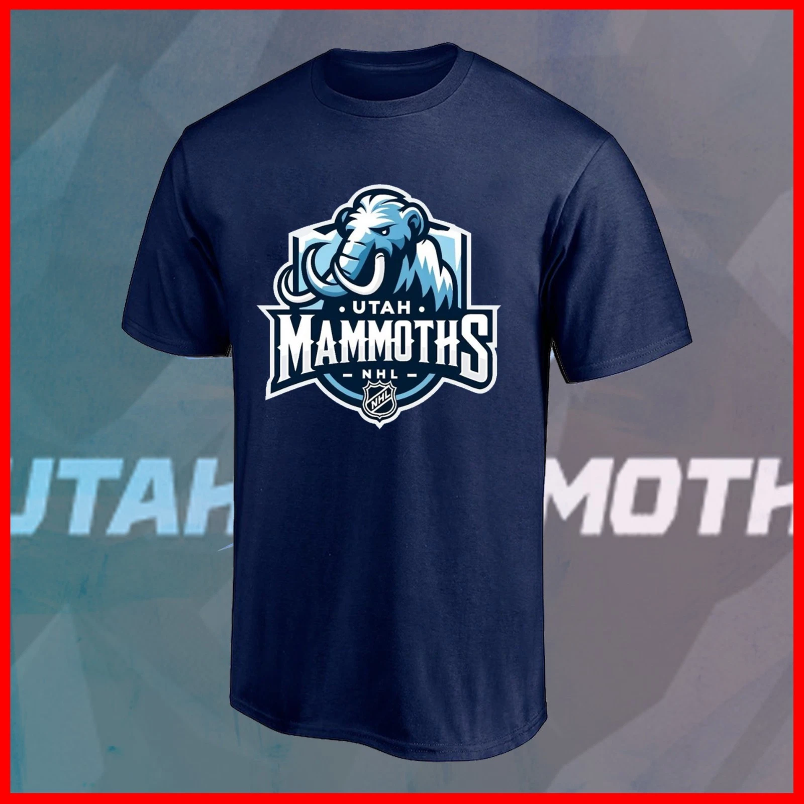 Utah Mammoth Hockey Team 2025 Logo All Size S-5XL
