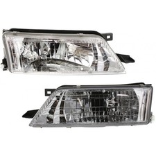 For 1997-1999 Nissan Maxima Pair Headlights Driver And Passenger Side-bulb Incl
