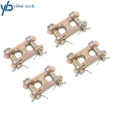 4 Pack 3/8" Chain Link Double Clevis Grade 70 Transport,Working Load 6600lbs
