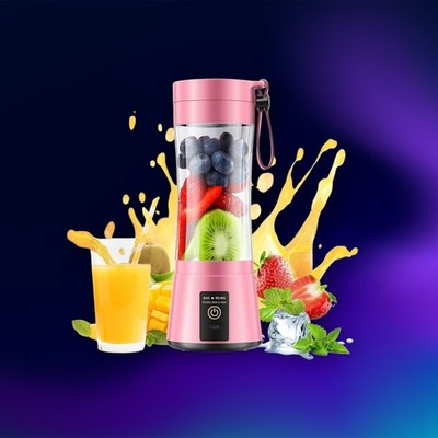Mini Personal Blender 13 Oz Mixer/Blender, USB Rechargeable-Smoothies, Shakes