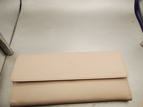 Pandora genuine leather jewelry roll travel organizer storage case