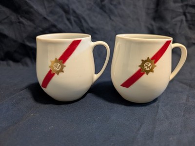 Vintage ABCO 44-1695 TWA Airlines Royal Ambassador Espresso Cup  Set of 2