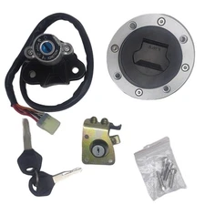 Ignition Switch Fuel Gas Cap Seat Lock Key for GSXR600/750/1000 2001-2003