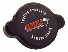 Outlaw Racing High-Pressure Motorcycle Dirtbike ATV UTV Radiator Cap 1.6 Black