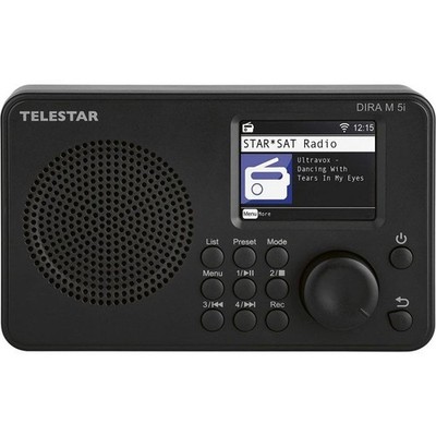 TELESTAR DIRA M 5i - Netzwerk-Audioplayer Internetradio mit Wecker schwarz