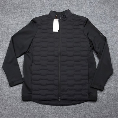 Adidas Frostguard Jacket Mens Large Black Insulated Full Zip Down Golf H50986