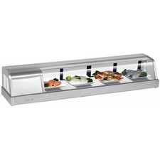 Turbo Air SAK60LN Sakura 60 in Sushi Display Case w/ Left Compressor
