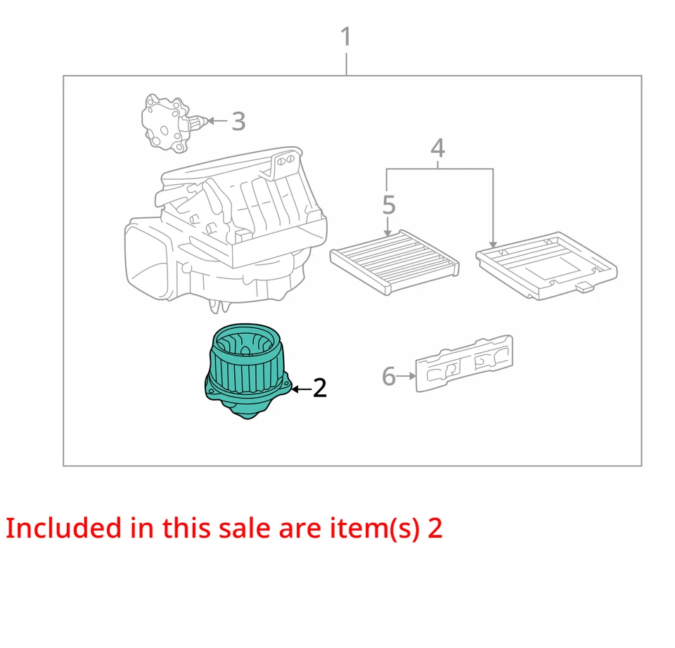 2004 Lexus GS300 Heater AC Blower Motor OEM 145K Miles - LKQ413430737 - Image 4 of 4