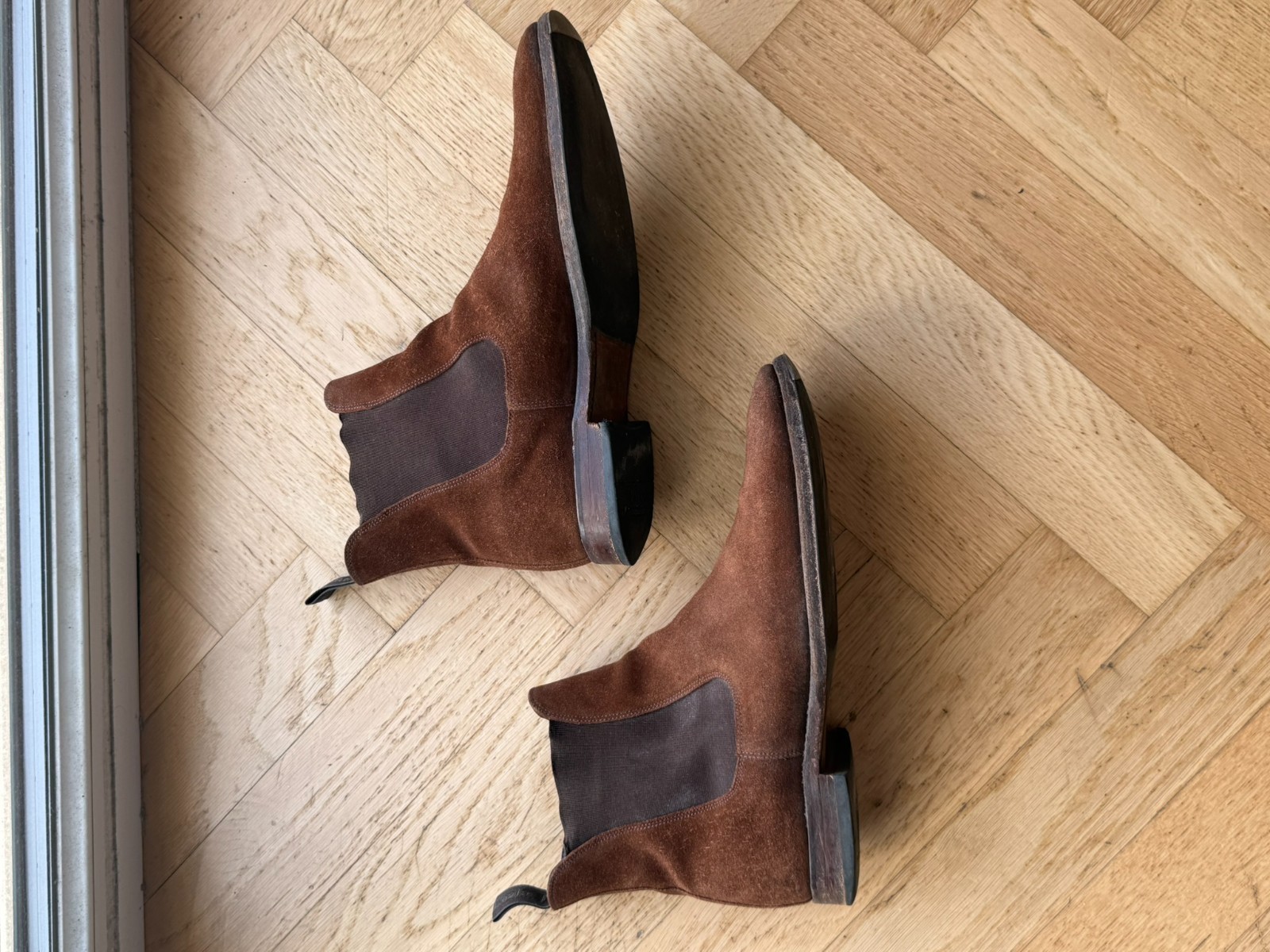 Loake Mitchum 첼시 부츠, 갈색 – 영국 사이즈 8 – 영국 제조