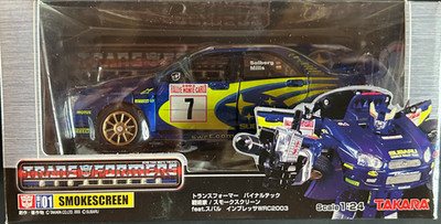 Transformers Binaltech BT-01 Smokescreen Subaru Impreza WRC 2003 Takara MISB