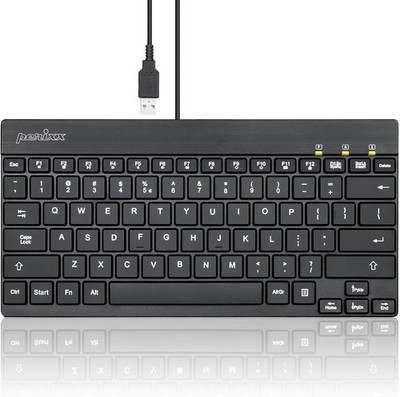 PERIBOARD-326 Wired Mini Backlit USB Keyboard with Low Profile Keys, US Engli...