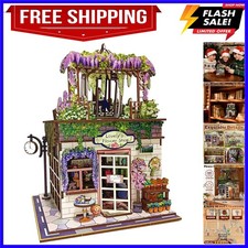 Book Nook Kits 3D Wooden Puzzles for Adults Valentines Day Crafts, DIY Miniat...