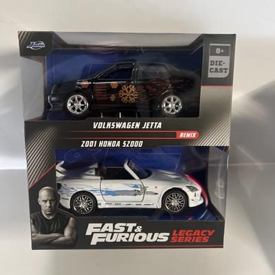 New 2024 Jada Fast & Furious Legacy Series 2 Pack VW Jetta & 2001