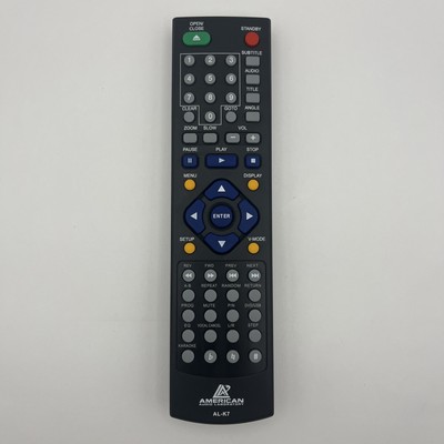 American Audio Laboratory AL-K7 Karaoke Remote Control Original Tested Working