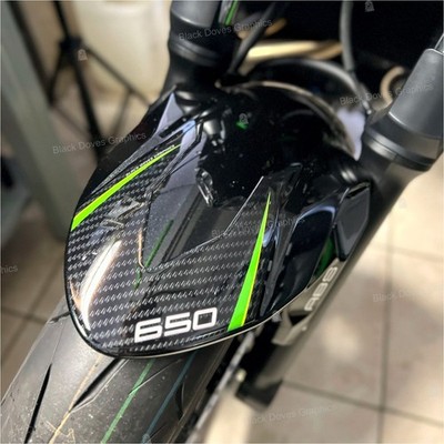 3D stickers mudguard compatible with Kawasaki Z 650 2025
